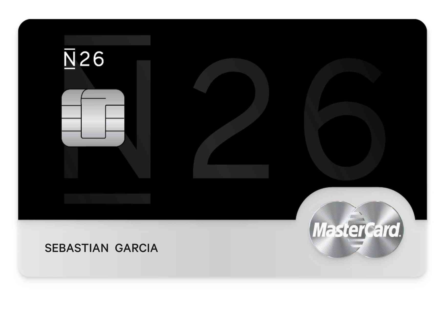 Mastercad black N26 banco