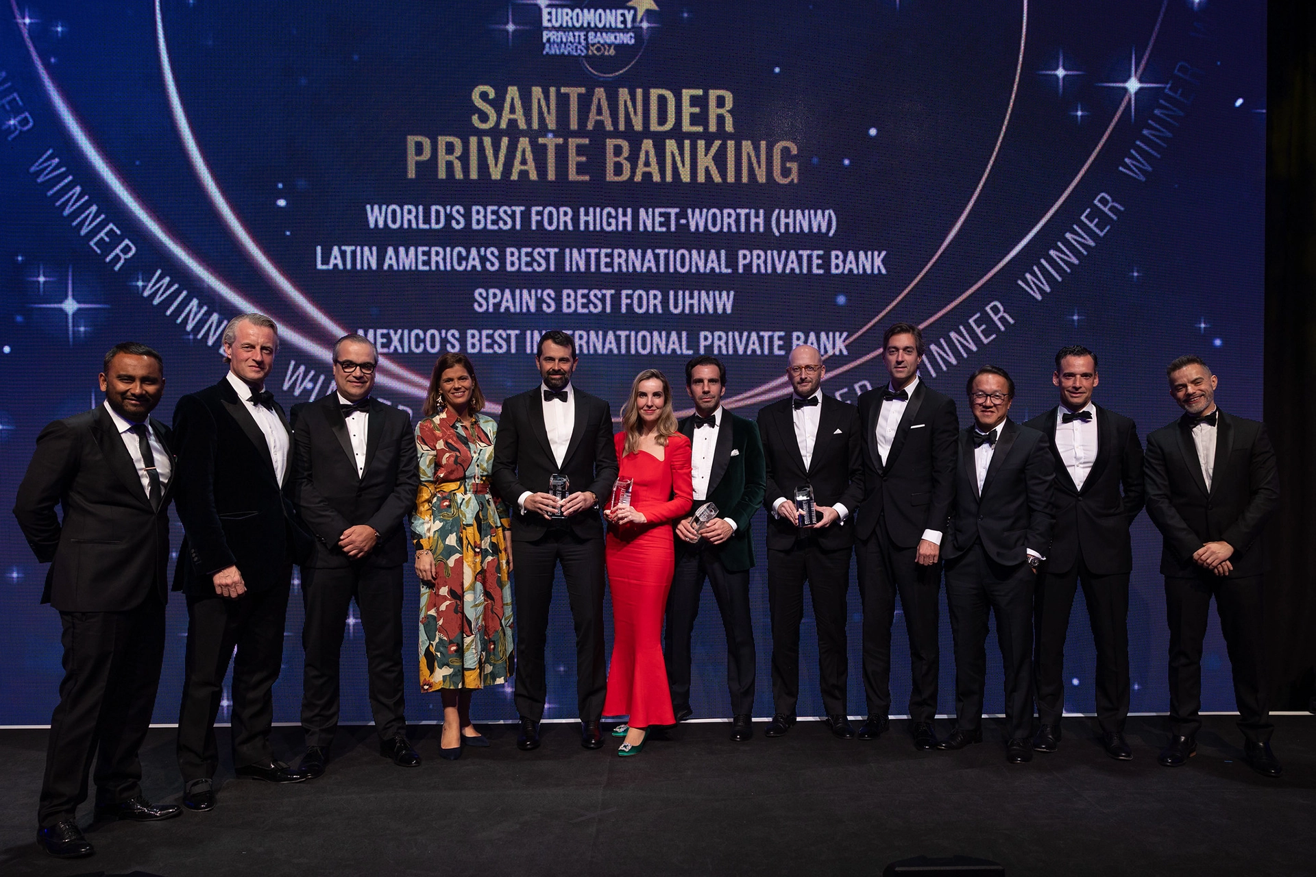 De izquierda a derecha: Frans Von Chrismar  Javier Ortega  Sol Moreno de los Ríos  Alfonso Castillo  Alejandra Entrecanales  Victor Moreno de Barberá  Luis Bermúdez  Axel Timmerman  Vitor Otshuki  Javier   Martin-Pliego